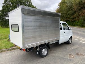 DFSK Osborne "Quickload" shuttersided milk float