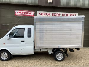 DFSK Osborne "Quickload" shuttersided milk float