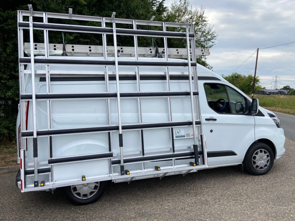Ford Transit: Citroen Relay Luton van recently converted to half curtainsider - Osborne Motor Bodies